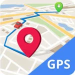 gps, maps, navigate & traffic android application logo